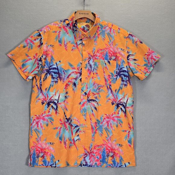 Retro Rifle "Ak&Vacays" Men's Short Sleeve Button UP Hawaiian   Large - Picture 1 of 16